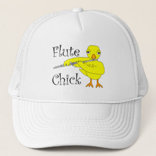 Flute Chick Text Truckerkappe