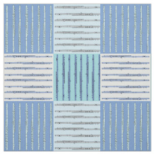 Flute Crosshatch Stoff