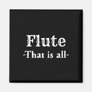 Flute, die alles lustige Musik Magnet