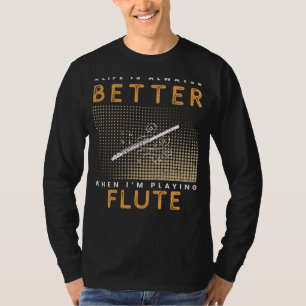 Flute Fantasia: Die Harmonie des Lebens nimmt den  T-Shirt