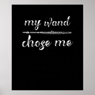 Flute - Flutist mein Wand wählt mir Geschenke Poster