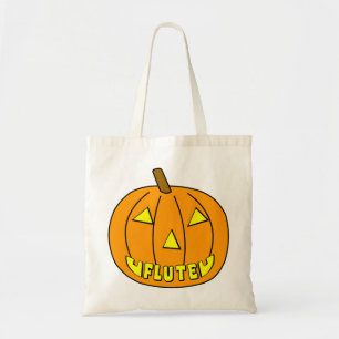 Flute Halloween Pumpkin Tragetasche