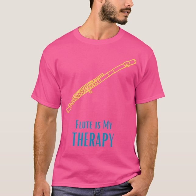 Flute ist mein therapeutisches Lifestyle-Geschenk  T-Shirt (Vorderseite)