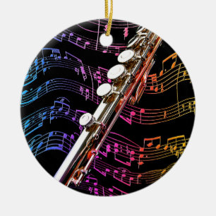 Flute ist meine Passion_ Keramikornament