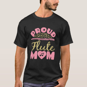 Flute Mama Frauen Marching Band Mama Mutter von Fl T-Shirt