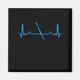 Flute Marching Band Heartbeat-Mama-Geschenk Magnet