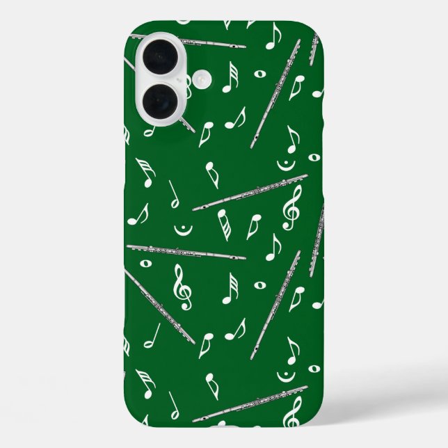 Flute Music Note Case-Mate iPhone Hülle (Rückseite)