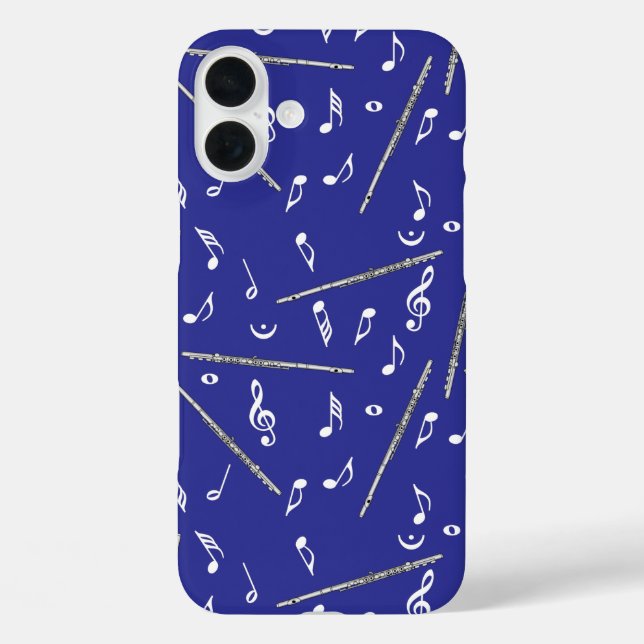 Flute Music Note Case-Mate iPhone Hülle (Rückseite)