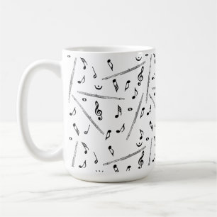 Flute Music Note Kaffeetasse