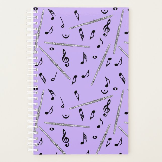 Flute Music Note Planer (Vorderseite)