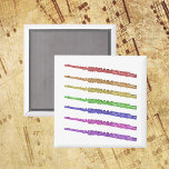 Flute Music Rainbow Magnet<br><div class="desc">Magnete zum Thema Musik? Kennen Sie einen Flötisten? Ein lustiges Design eines Fotos einer Flöte in Rot, Orange, Gelb, Grün, Blau, Rosa und lila gemacht.</div>