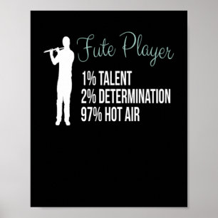 Flute-Player-Flute-Instrument Poster
