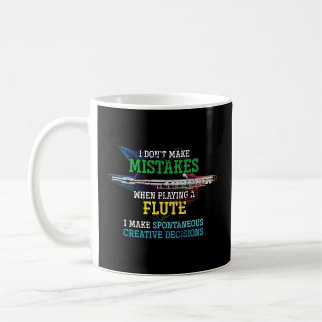 Flute Player Music Flutist Flute Kaffeetasse (Links)