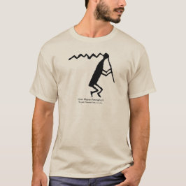 Flute Player Petroglyph T-Shirt