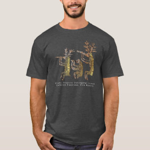 Flute Player Petroglyph T - Shirt