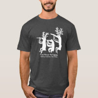 Flute Player Petroglyph T - Shirt