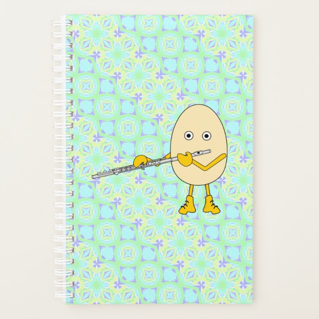Flute Playing Egghead Planer (Vorderseite)