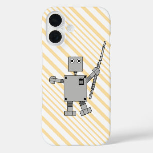 Flute Robot iPhone 16 Hülle