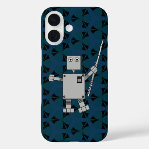 Flute Robot iPhone 16 Hülle
