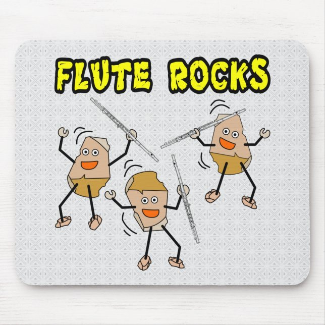 Flute Rocks Mousepad (Vorne)
