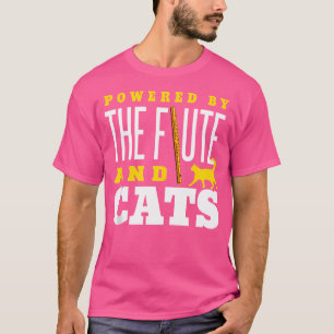 Flute Shirt Funny Cat Lover Instrument Flute Lover