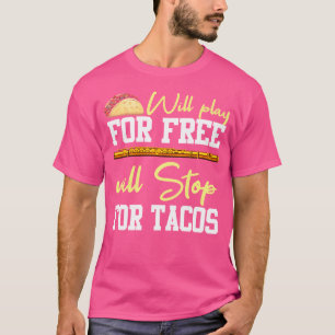 Flute Shirt Funny Taco Zitat Musiker Instrument F