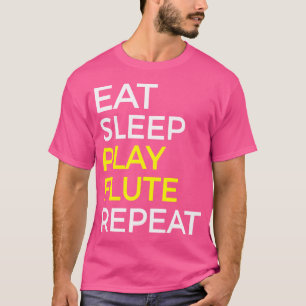 Flute-T-Shirt-Geschenk für schlanke Spieler T-Shirt