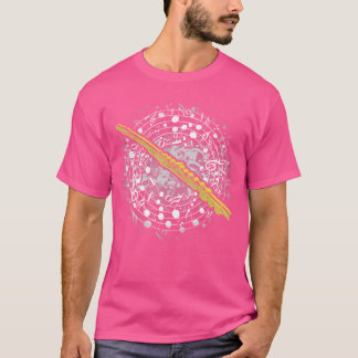 Flute-T-Shirts - Geschenk für Piloten und Musiker T-Shirt