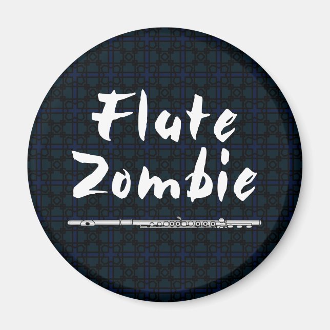 Flute Zombie Magnet (Vorne)