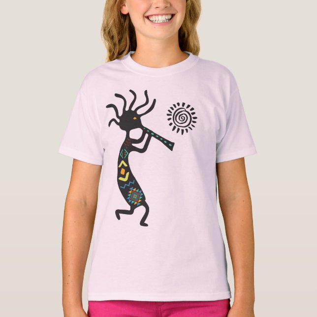 Flute zum Kokopelli-T - Shirt (Vorderseite)