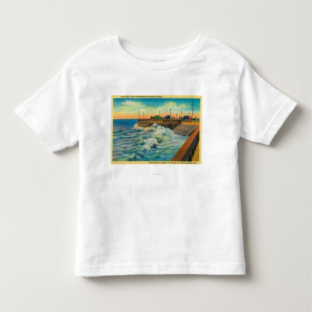 Fluten bei PromenadeSeaside ODER Kleinkind T-shirt (Vorderseite)