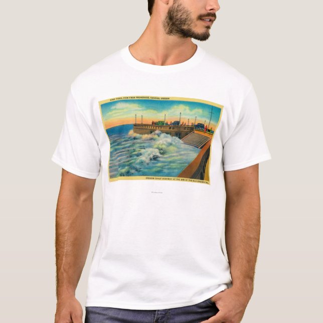 Fluten bei PromenadeSeaside ODER T-Shirt (Vorderseite)