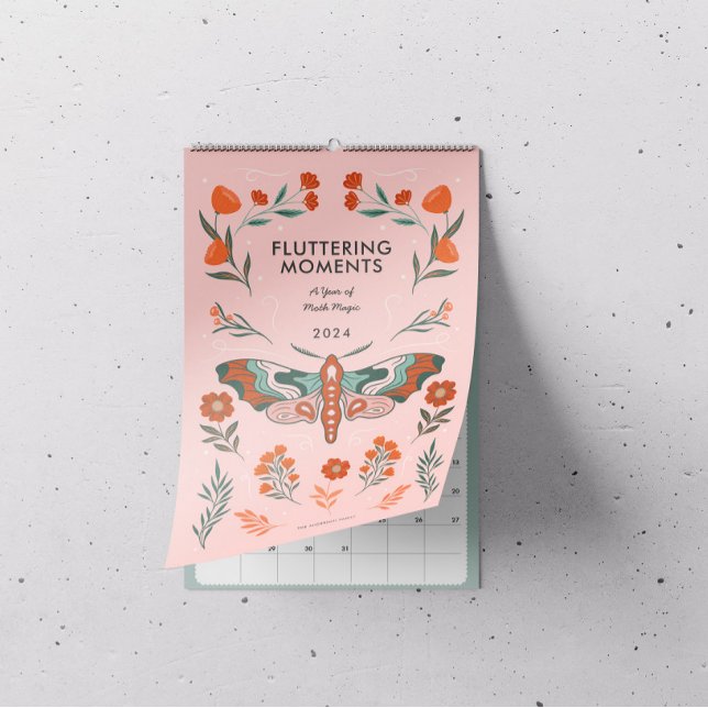 Flutende Momente: Ein Jahr der Moth-Magie Kalender (Von Creator hochgeladen)