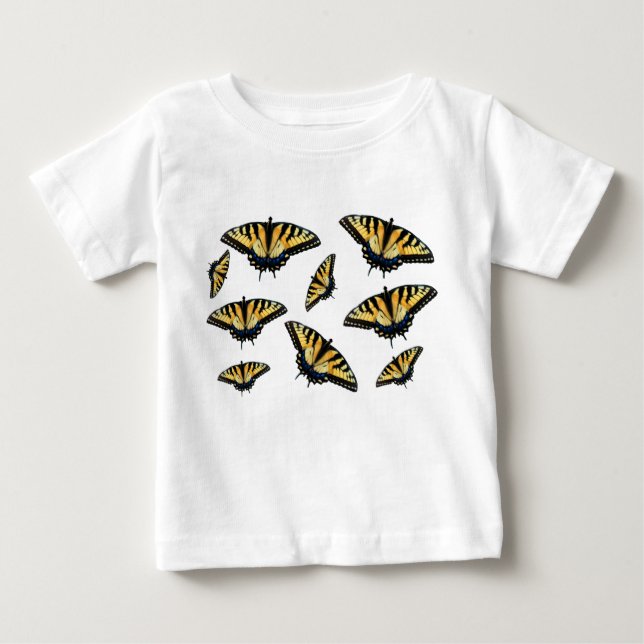 Flutende Schmetterlinge Baby T-shirt (Vorderseite)