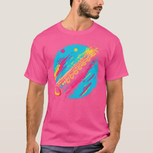 Flutfarbensplott T-Shirt