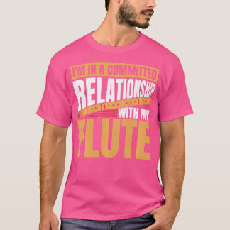 Flutist - Flutflöte aus Holz T-Shirt