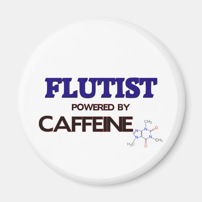 Flutist mit Coffein Magnet (Vorne)