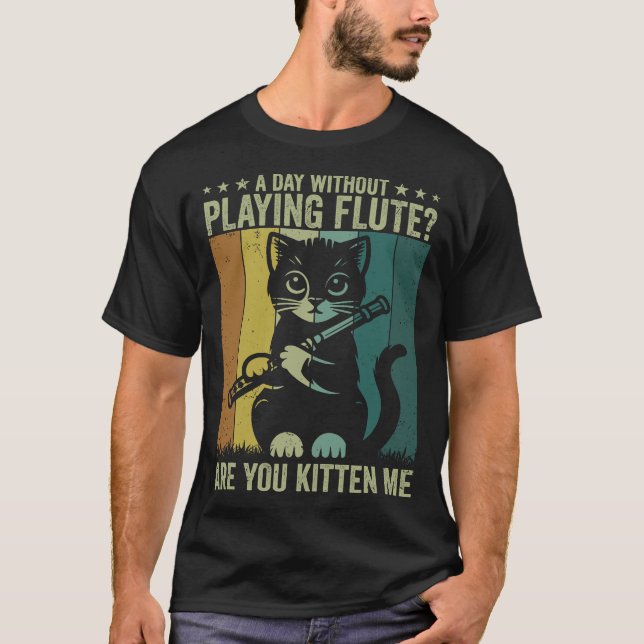 Flutist S2 Flute Player (118) T-Shirt (Vorderseite)