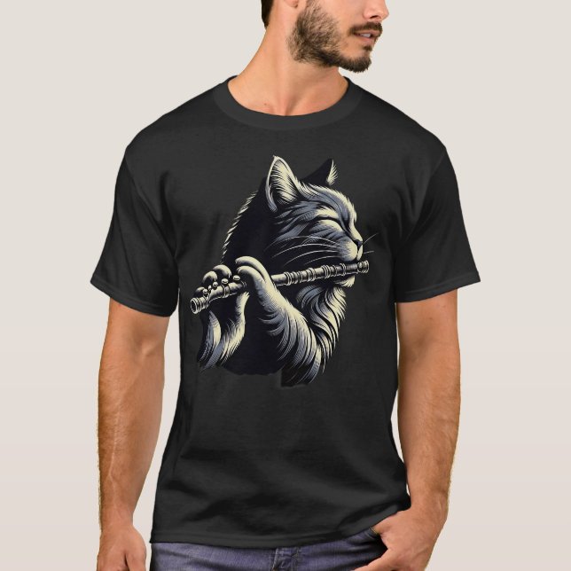 Flutist S2 Flute Player (154) T-Shirt (Vorderseite)