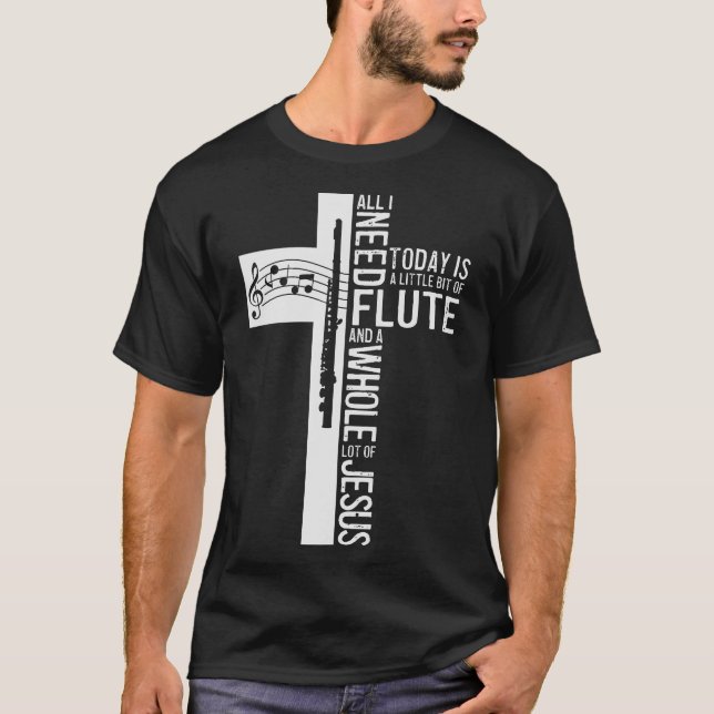 Flutist S2 Flute Player (186) T-Shirt (Vorderseite)