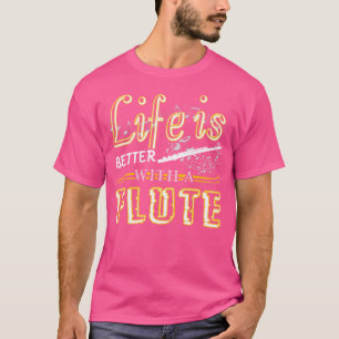 Flutlicht Shirt - Das Leben ist besser mit flattig