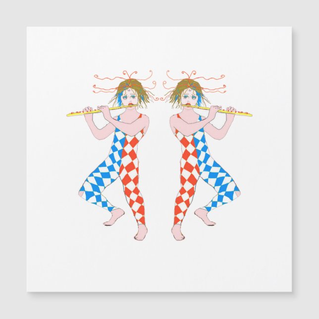 Flutmänner Magnetkarte (Vorderseite)