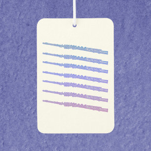 Flutmusikinstrument Pink Blue Lila Autolufterfrischer