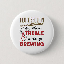 Flutsektion Marching Band Treble Breeling Button