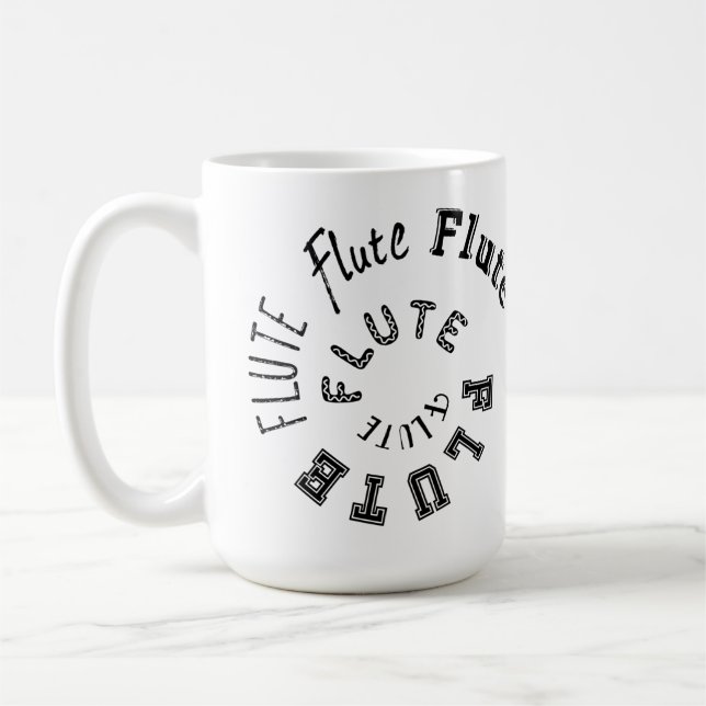 Flutspiraltext Kaffeetasse (Links)