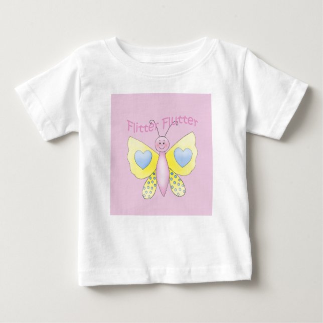 Flutter Baby T-shirt (Vorderseite)