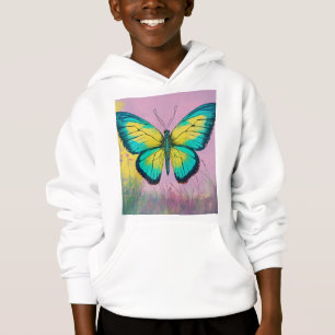 "Flutter in Style" oder "Flügel der Eleganz" Hoodie