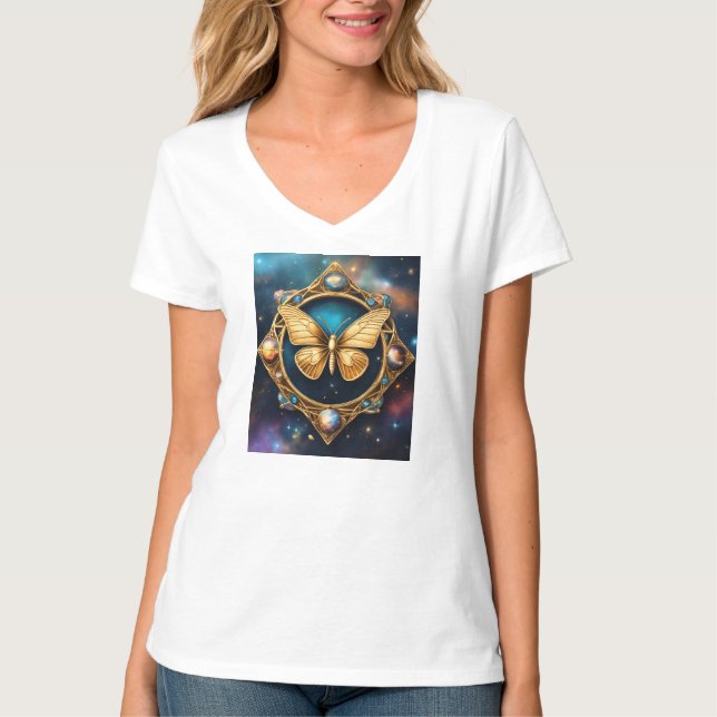"Flutter in Style" T-Shirt (Vorderseite)