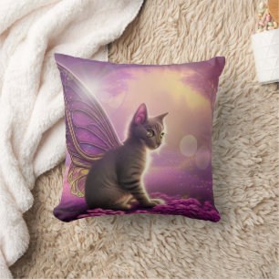 Flutter Mytt Kitty (Throw Kissen) Kissen