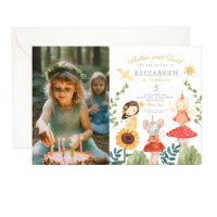 Flutter und wirbelndes Foto Verzauberte Fee Geburt